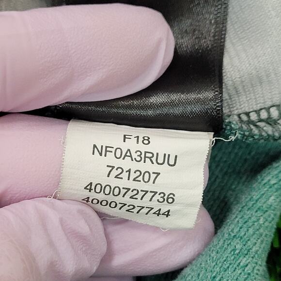 North-Face Colorblock Jacket Womens S/M 19x25 Green Black - Picture 12 of 16